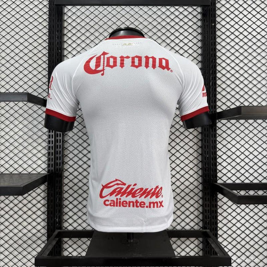 Camisola Deportivo Toluca 2026-27 Alternativa Branca Versão Jogador