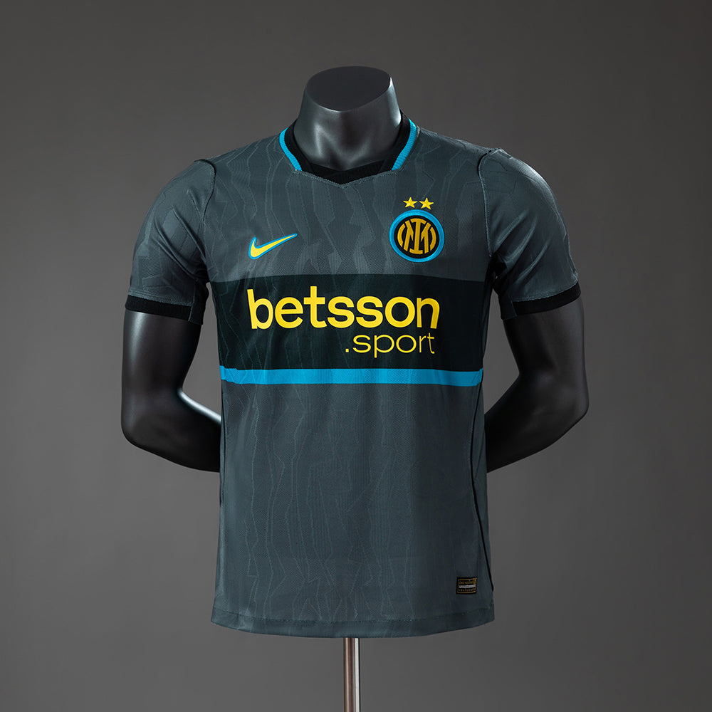 Camisola Inter Milão 2026-27 Alternativa Cinzenta Versão Jogador
