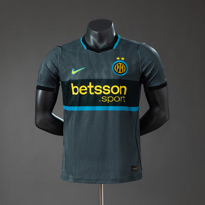 Camisola Inter Milão 2026-27 Alternativa Cinzenta Versão Jogador