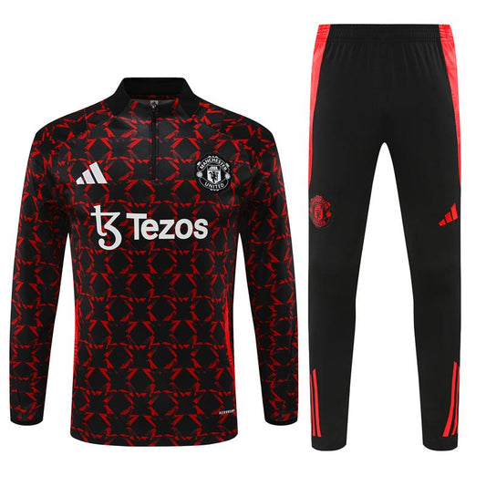 Fato de Treino M-United 2024-25 - Camisola com Fecho