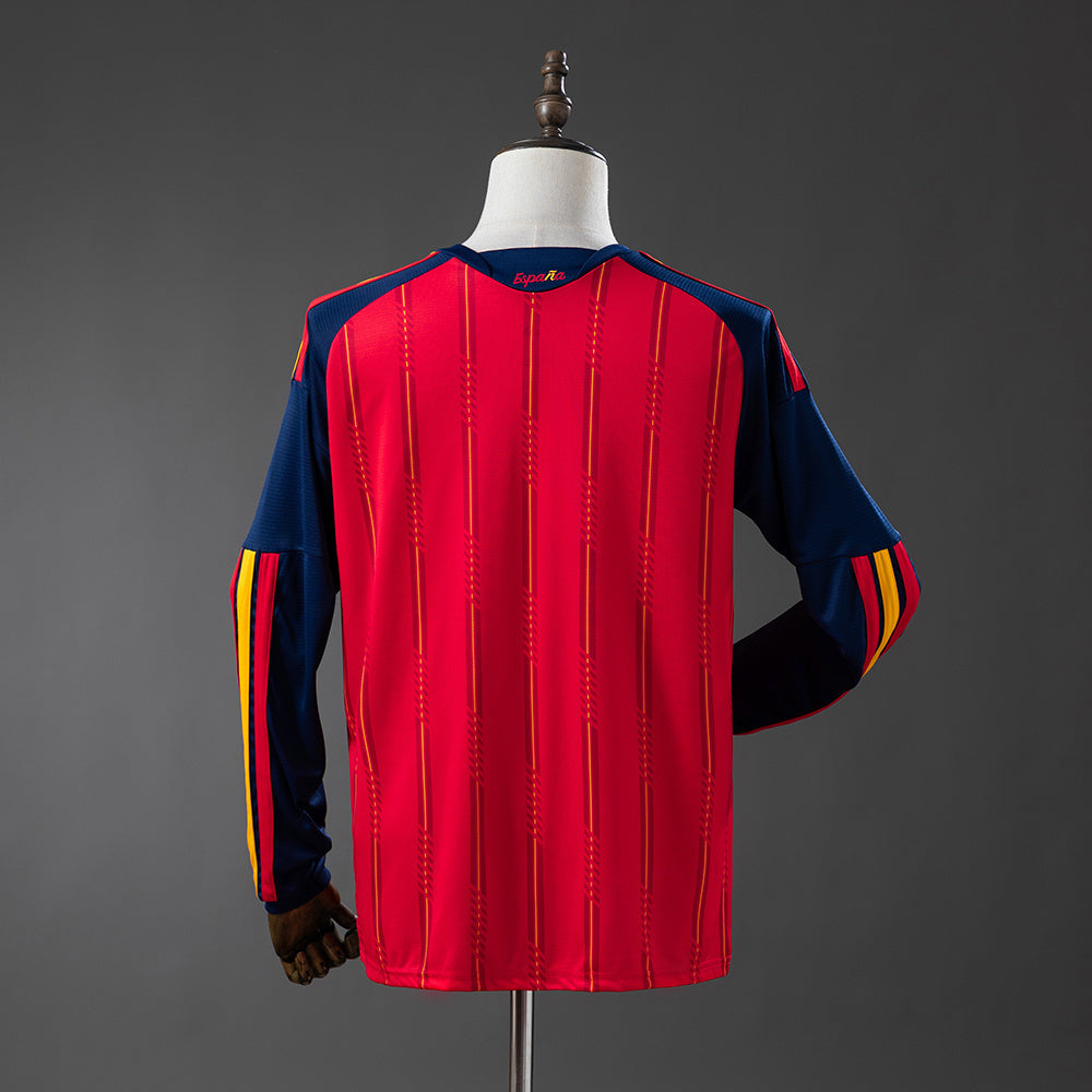 Camisola Manga Comprida Espanha 2026 Principal Versão Adepto