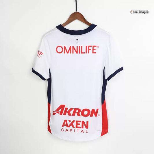 Camisola Chivas 2024-25 Alternativa Branca Versão Adepto