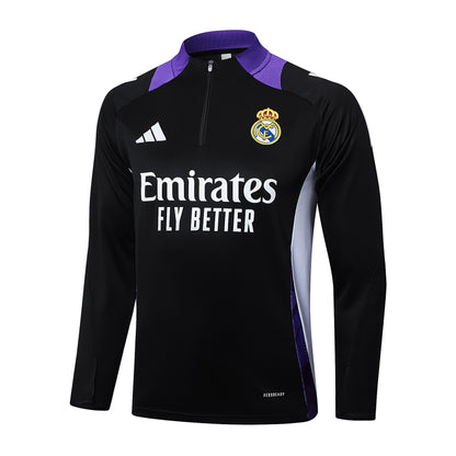 Fato de Treino Real Madrid CF 2024-25 - Camisola com Fecho