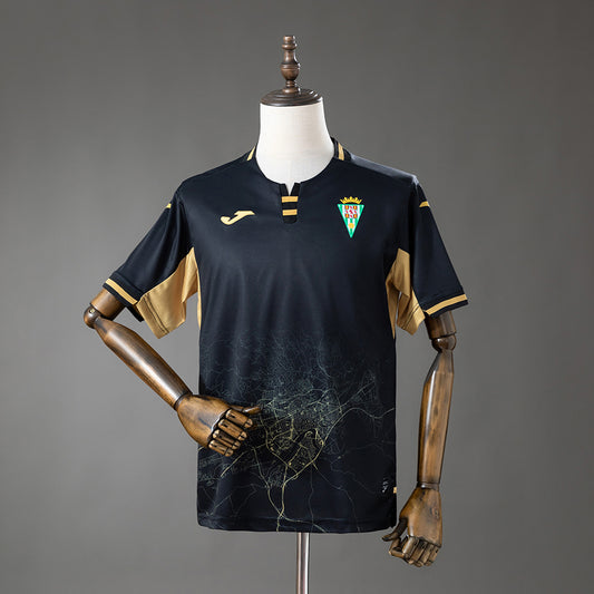 Camisola Cordoba CF 2026-27 Alternativa Preta Versão Adepto