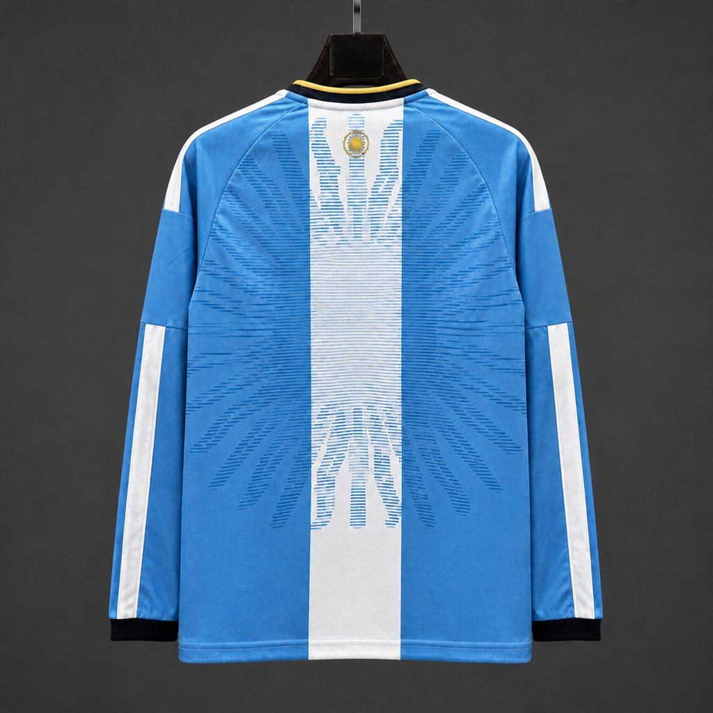 Camisola Manga Comprida Argentina 2026 Messi Tribute Versão Adepto