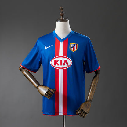 Camisola Atletico Madrid 2010-11 Alternativa Azul Versão Adepto