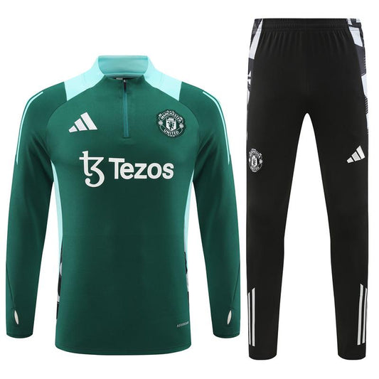 Fato de Treino M-United 2024-25 - Camisola com Fecho