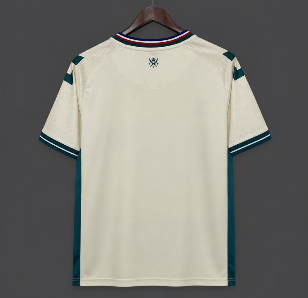 Camisola AS Saint-Etienne 2026-27 Alternativa Creme Versão Adepto