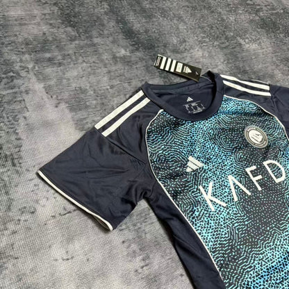 Kit Criança Al-Nassr FC 2025-26 Alternativo