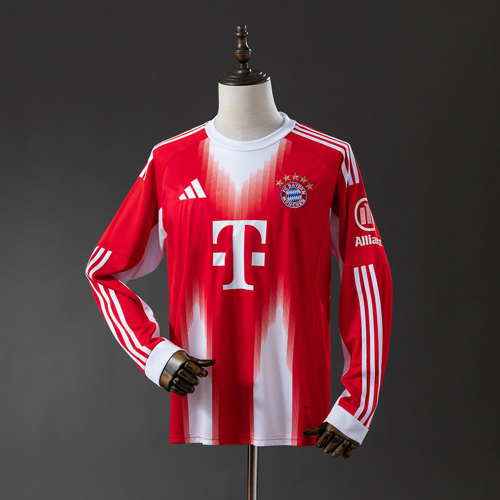 Camisola Manga Comprida FC Bayern Munique 2025-26 Principal Versão Adepto