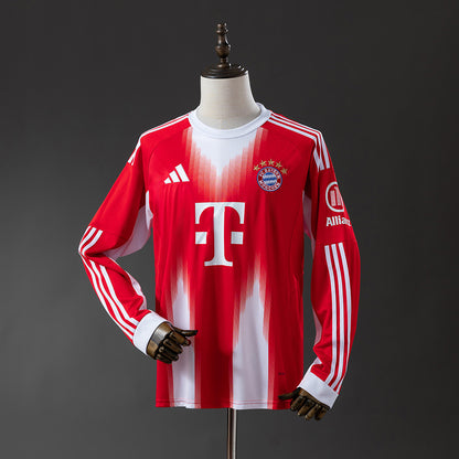 Camisola Manga Comprida FC Bayern Munique 2025-26 Principal Versão Adepto