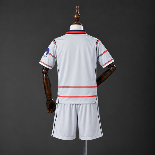 Kit Criança Atletico Madrid 2026-27 Alternativo Cinzento