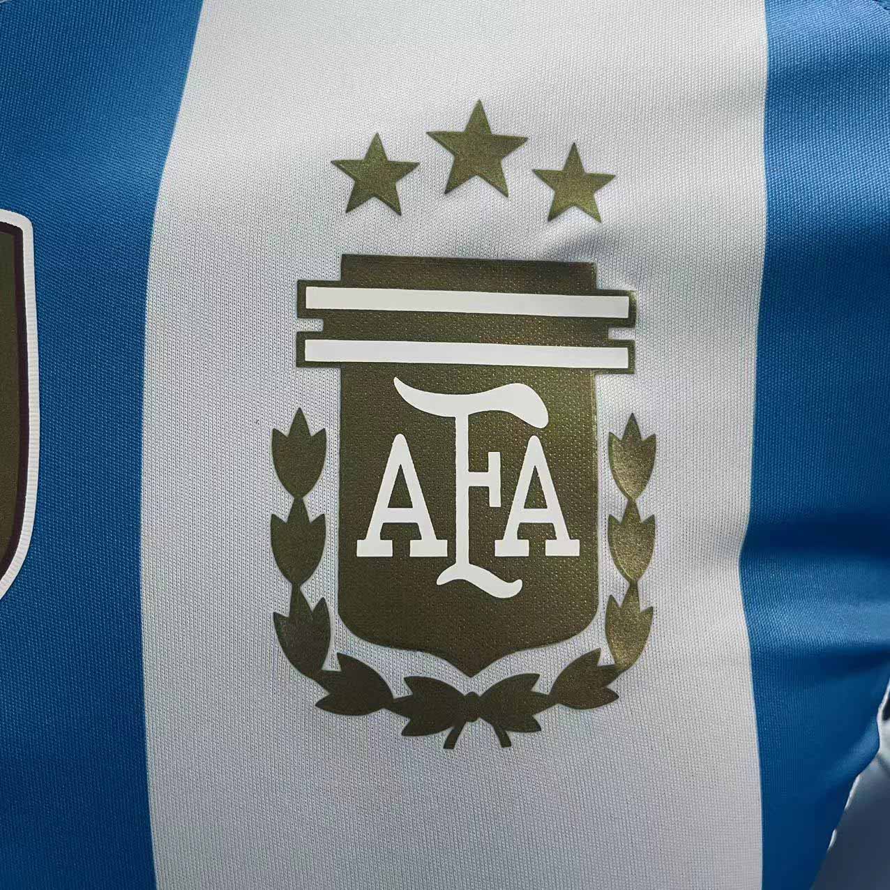 Camisola Manga Comprida Argentina 2024 Principal Versão Jogador