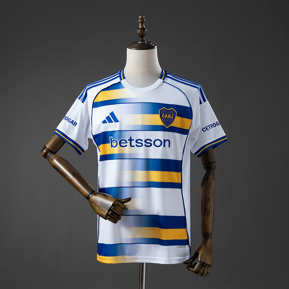 Camisola CA Boca Juniors 2026-27 Alternativa Branca Versão Adepto
