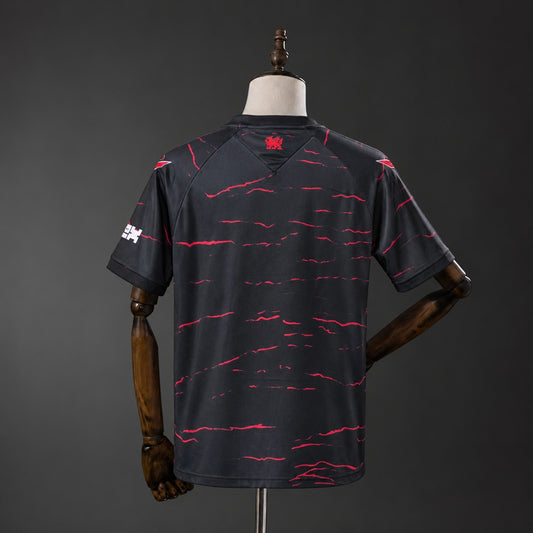 Camisola Wrexham AFC 2026-27 Alternativa Preta Versão Adepto