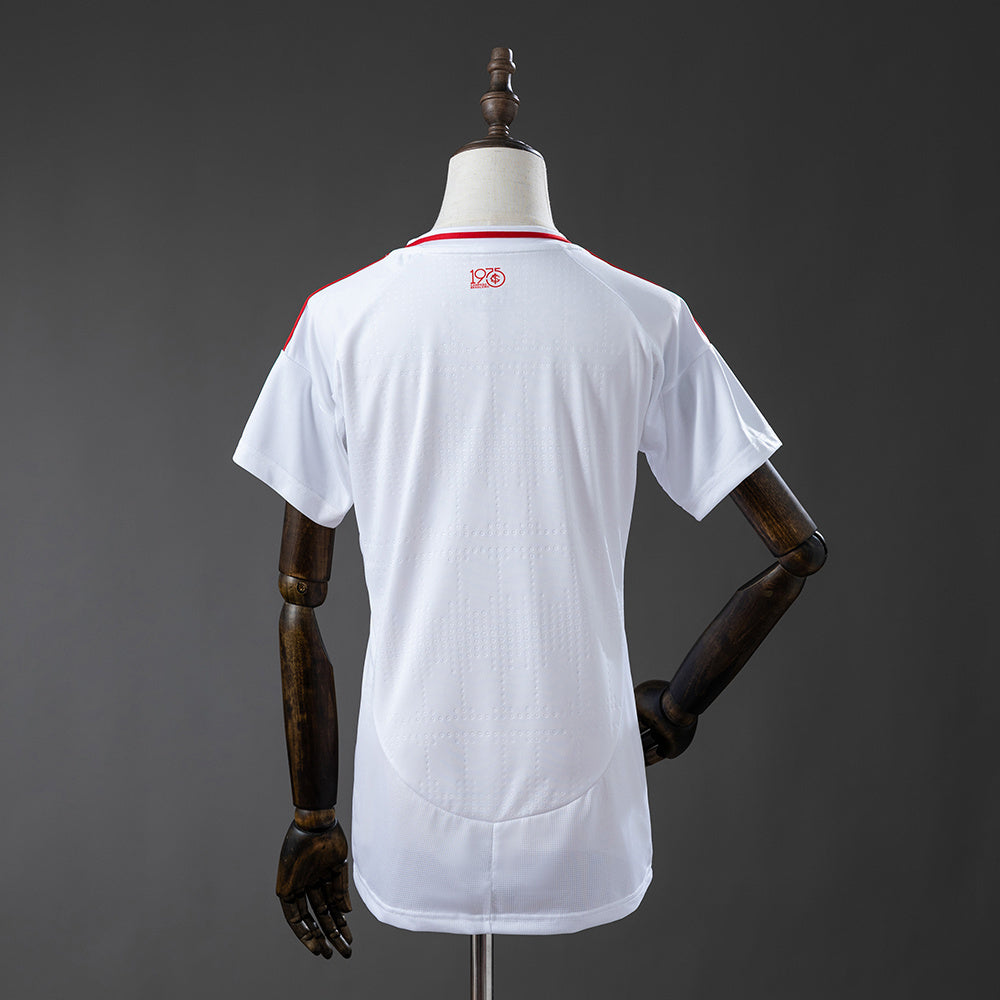Camisola SC Internacional 2025-26 Alternativa Branca Lisa Versão Mulher