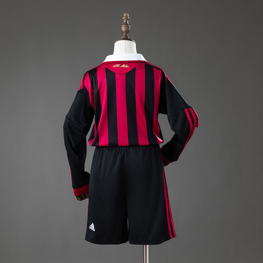 Kit Criança Manga Comprida AC Milan 2009-10 Principal
