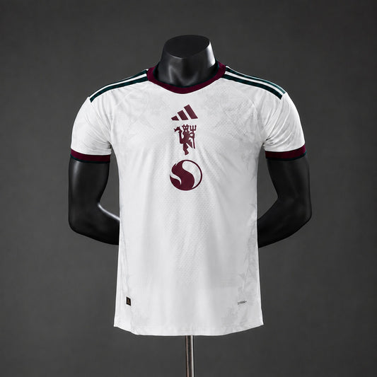 Camisola M-UNITED 2026-27 Alternativa Branca Versão Jogador