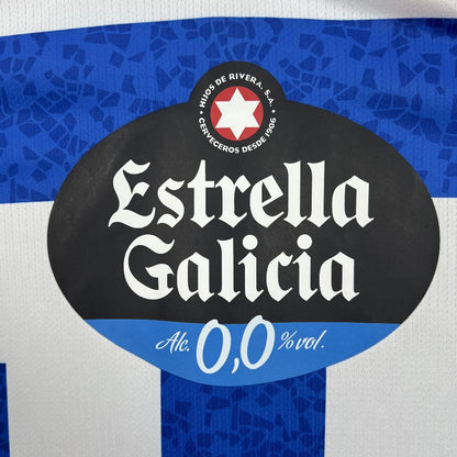 Camisola RC Deportivo de Corunha 2025-26 Principal Versão Adepto