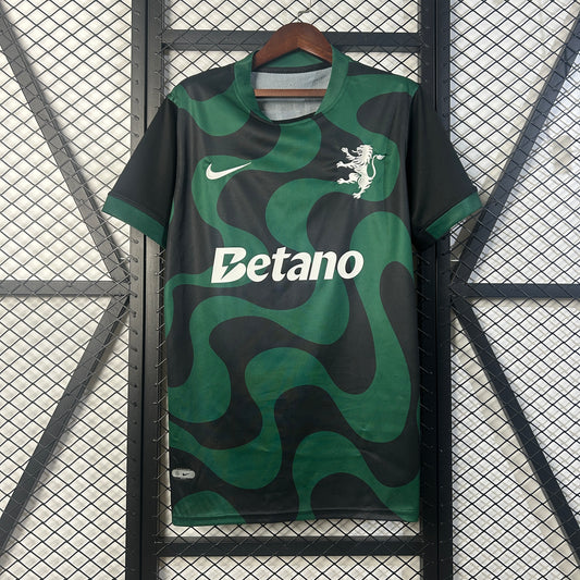 Camisola SCP 2025-26 Alternativa Verde Versão Adepto