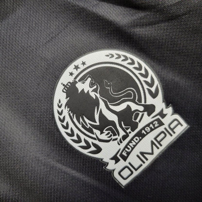 Camisola CD Olimpia 2025-26 Alternativa Preta Versão Adepto