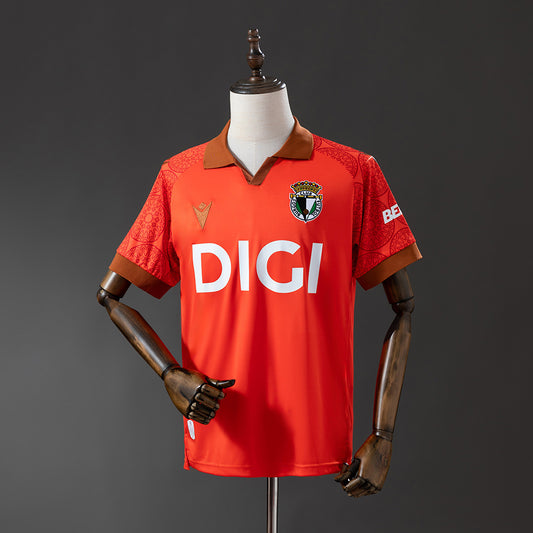 Camisola Burgos CF 2025-26 Alternativa Laranja Versão Adepto