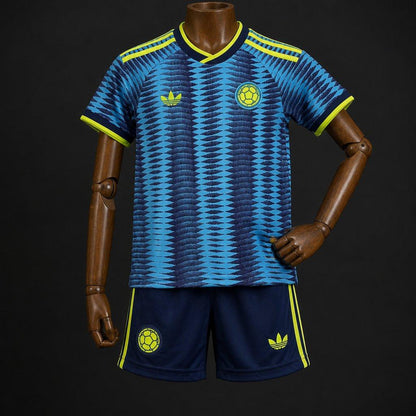 Kit Criança Colombia 2026 Alternativo Azul