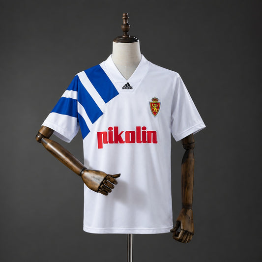 Camisola Real Saragoça 1992-93 Principal Versão Adepto
