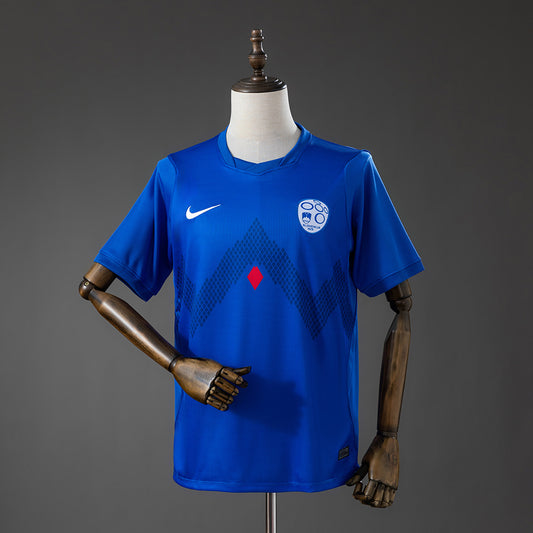 Camisola Eslovenia 2026 Alternativa Azul Versão Adepto