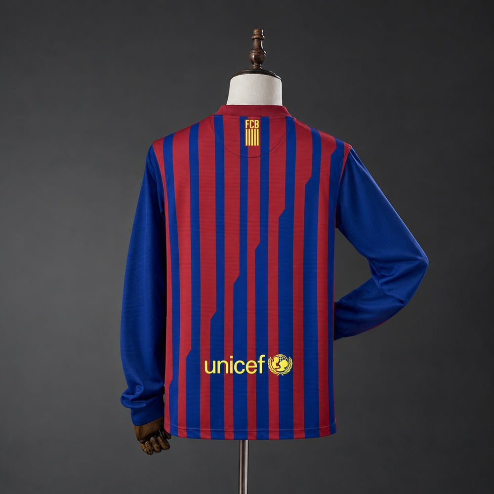 Camisola Manga Comprida FC Barcelona 2011-12 Principal Versão Adepto