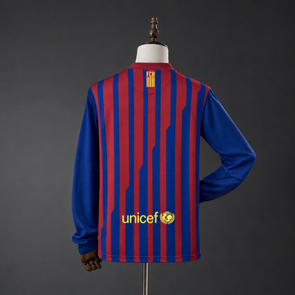 Camisola Manga Comprida FC Barcelona 2011-12 Principal Versão Adepto