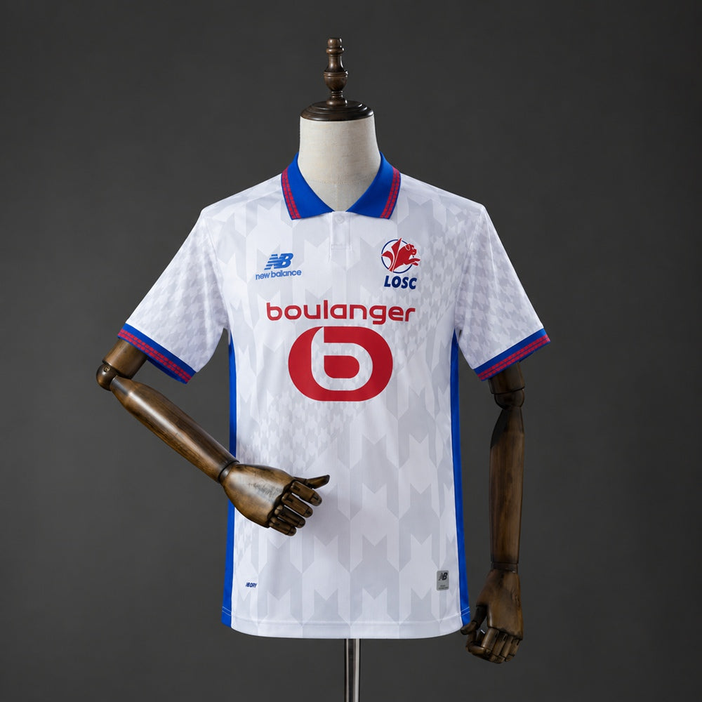 Camisola LOSC Lille 2026-27 Alternativa Branca Versão Adepto
