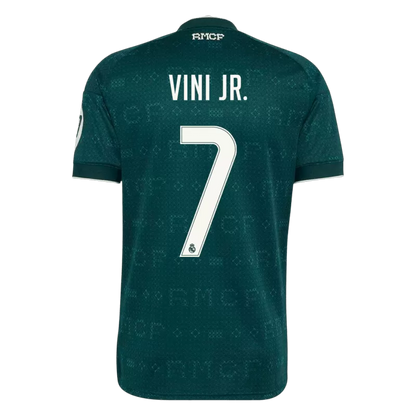 Camisola Real Madrid CF 2026-27 Alternativa Verde Versão Adepto VINI JR. #7