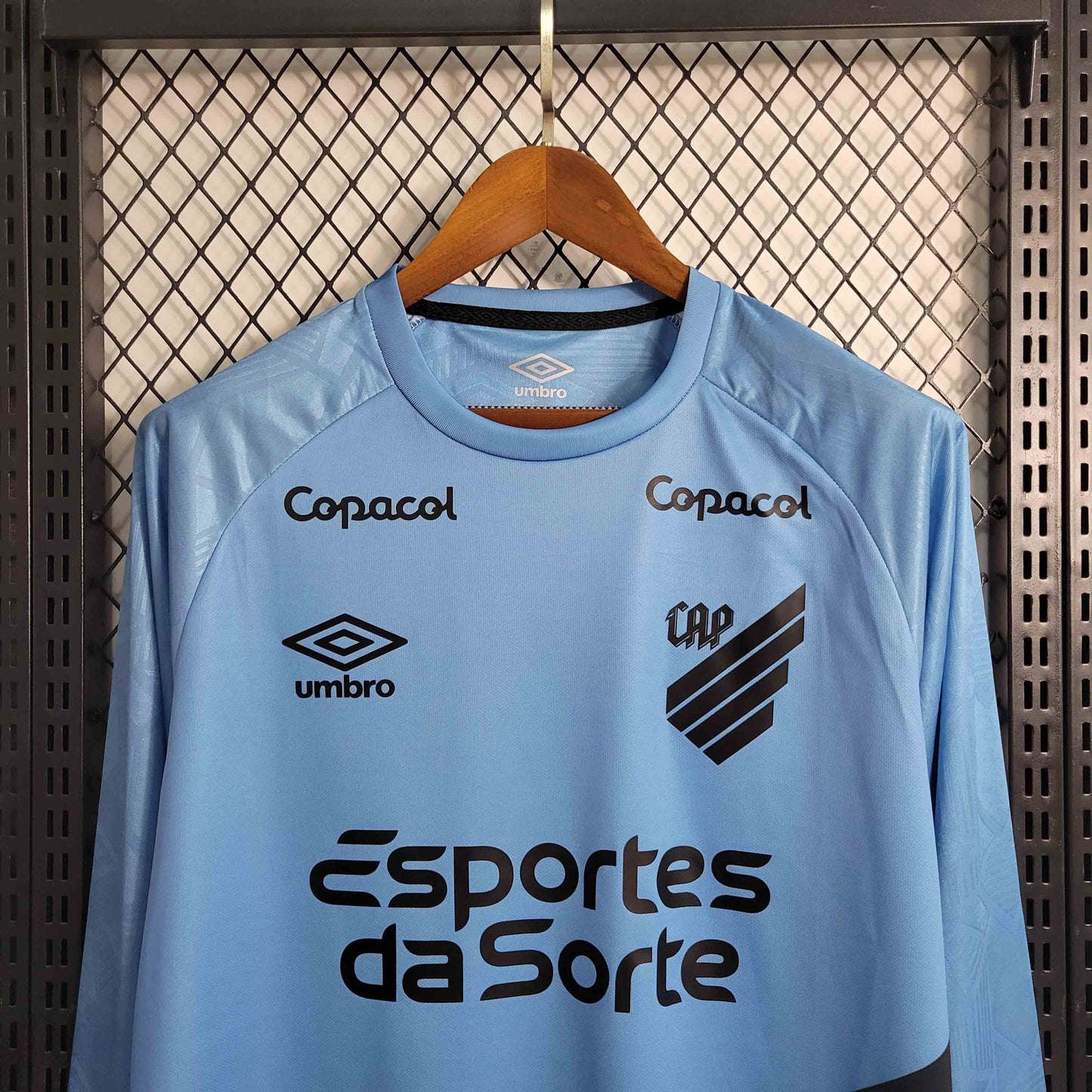 Camisola Manga Comprida Club Athletico Paranaense 2023-24 Alternativa Todos Patrocinadores