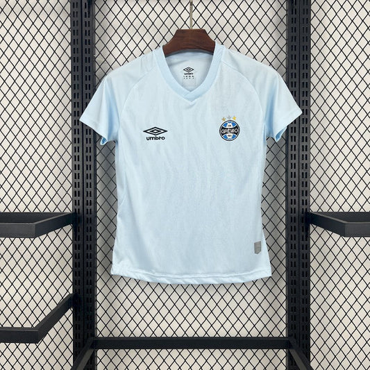 Camisola Gremio 2025-26 Alternativa Azul Lisa Versão Mulher