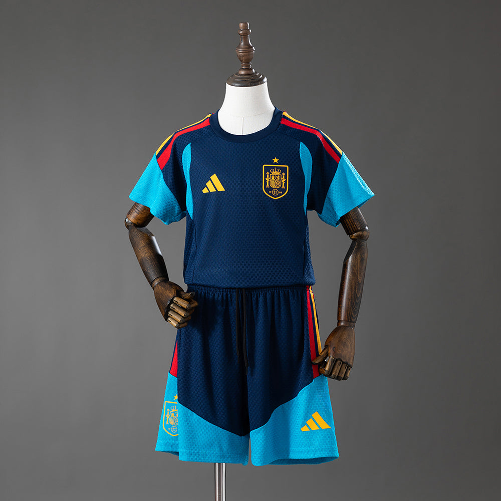 Kit Criança Espanha 2026 Treino Azul Escuro