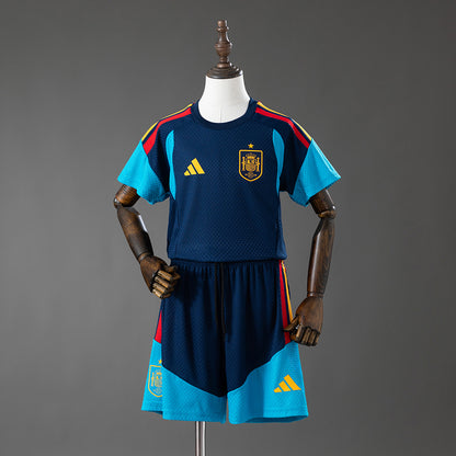 Kit Criança Espanha 2026 Treino Azul Escuro