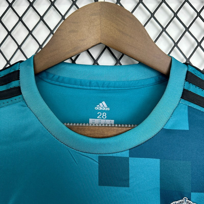 Kit Criança Manga Comprida Real Madrid 2016-17 Alternativo