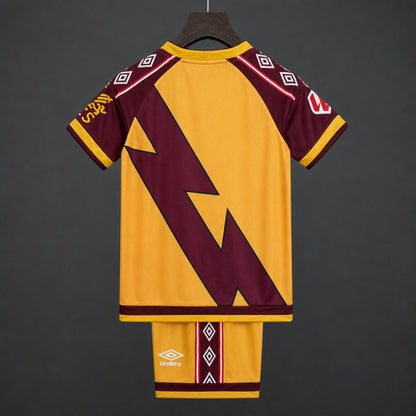 Kit Criança Rayo Vallecano 2026-27 Alternativo Amarelo