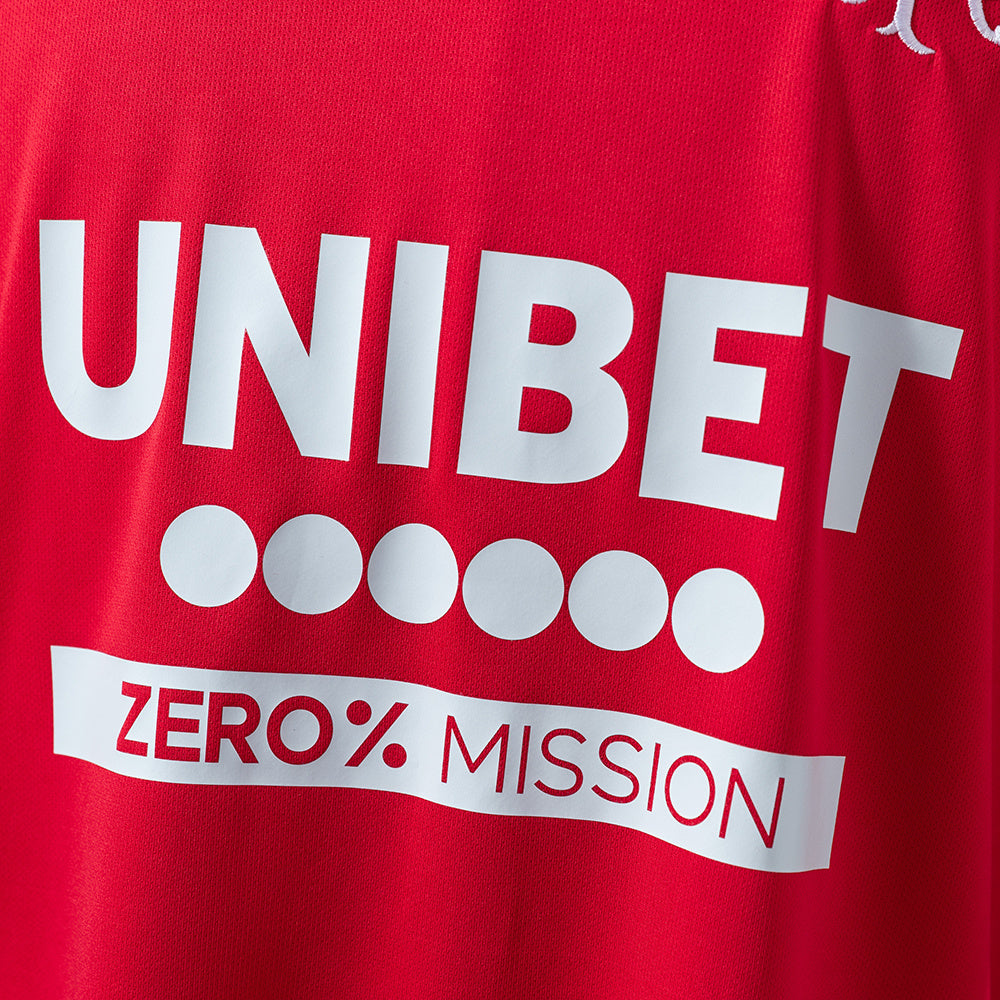 Camisola Rangers FC 2025-26 Alternativa Vermelha Versão Adepto