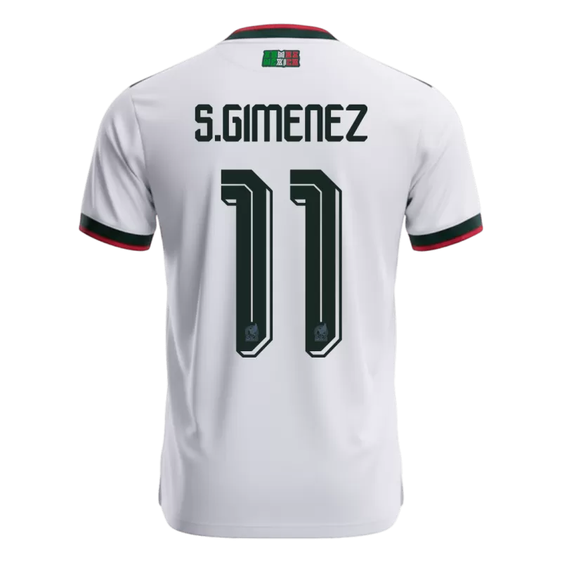 Camisola Mexico 2026 Alternativa Branca Versão Adepto S.GIMENEZ #11
