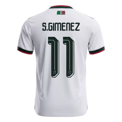 Camisola Mexico 2026 Alternativa Branca Versão Adepto S.GIMENEZ #11