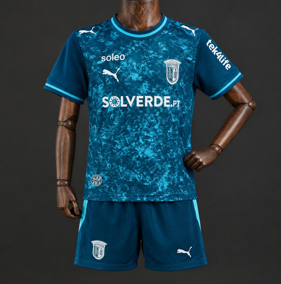 Kit Criança SC Braga 2026-27 Alternativo Azul