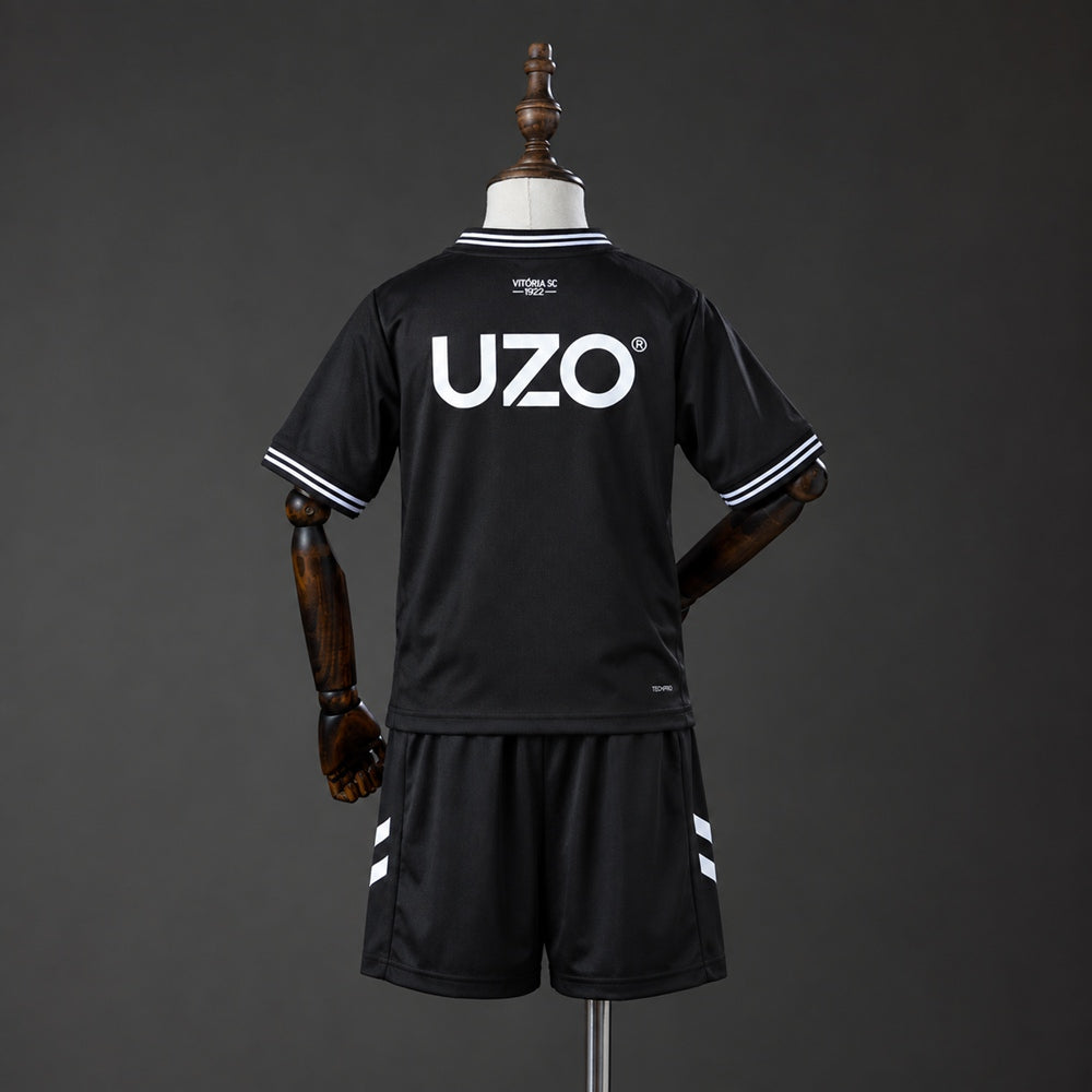 Kit Criança Vitoria SC 2026-27 Alternativo Preto