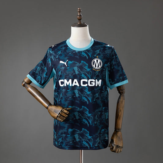 Camisola Olympique Marselha 2026-27 Alternativa Azul Versão Adepto
