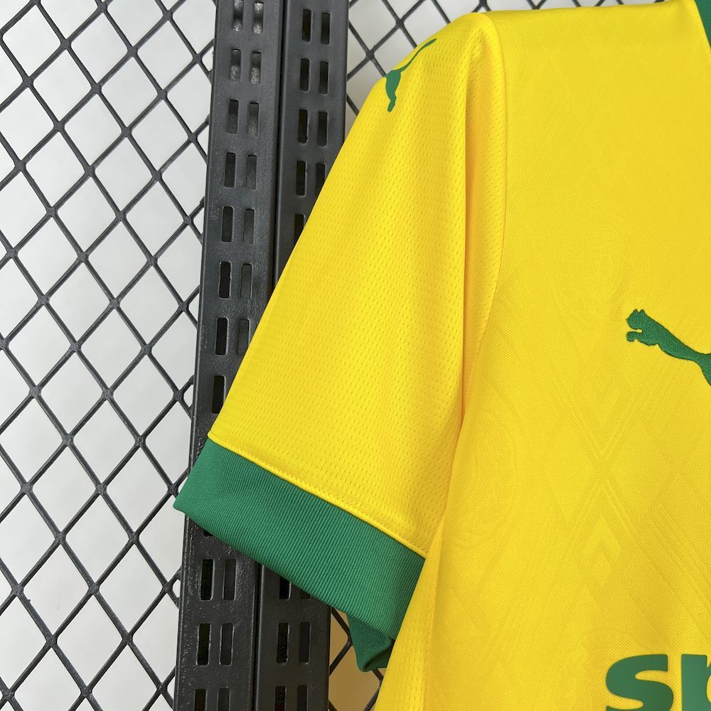 Camisola SE Palmeiras 2025-26 Alternativa Amarela Versão Adepto