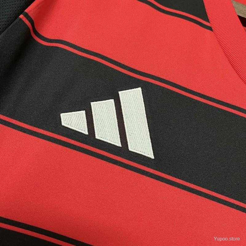 Camisola CR Flamengo 2025-26 Principal Lisa Versão Adepto