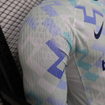 Camisola Manga Comprida Inter Milão 2025-26 Alternativa Branca Versão Jogador