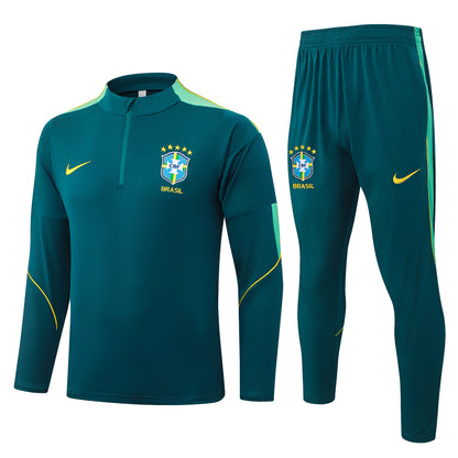 Fato de Treino Brasil 2026 - Camisola com Fecho
