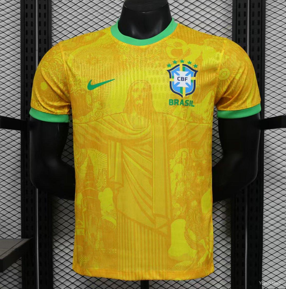 Camisola Brasil 2024 Edição Especial Versão Jogador